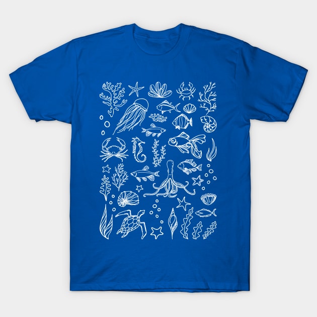 Ocean animals T-Shirt by PallKris